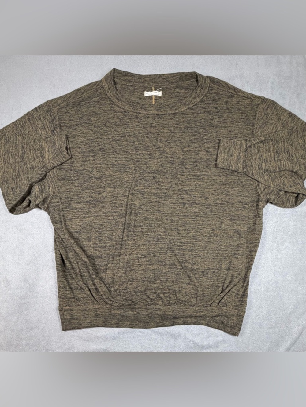 Free People - We The Free Brown & Black Oversized Sweater